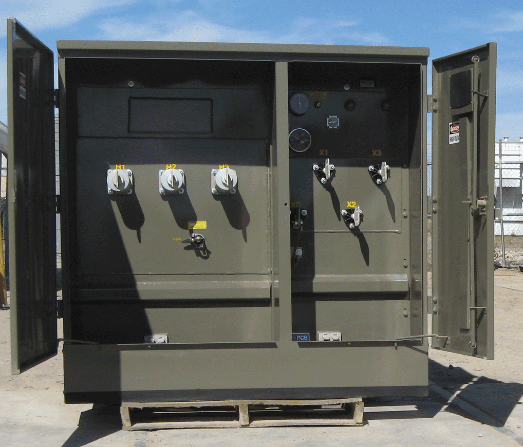 PAD MOUNTED (Live Front) 2MVA, 44KV/600V